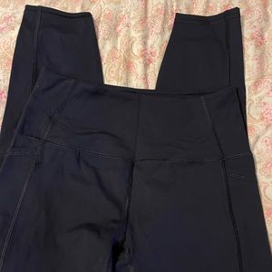 Spandex leggings side pocket size M